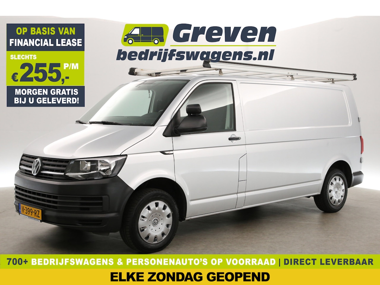 Volkswagen Transporter - 2.0 TDI L2H1 Airco Cruise Carplay Navi Imperiaal PDC Elektrpakket - AutoWereld.nl