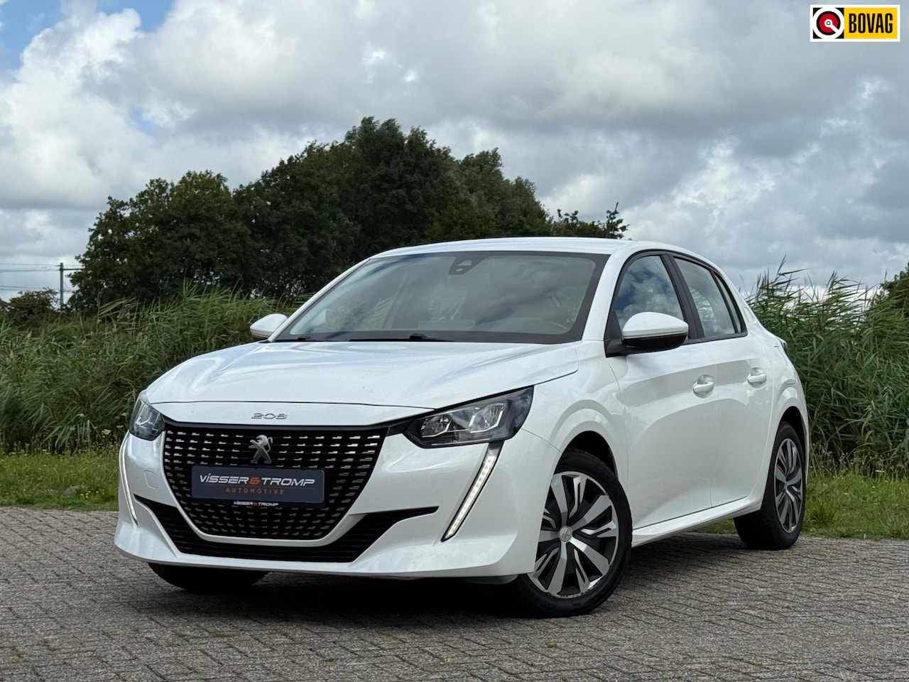 Peugeot 208 - 1.2 PureTech 100pk Active - Blanc Bancuise - Carplay/Nav/Cruise - AutoWereld.nl