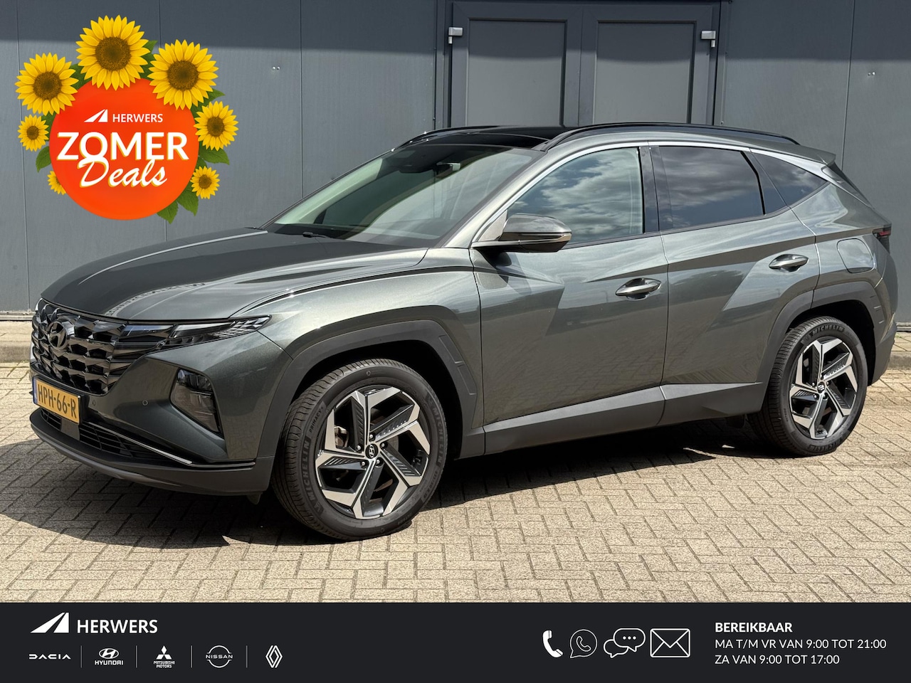 Hyundai Tucson - 1.6 T-GDI PHEV Comfort Smart Sky 4WD Automaat / 1350KG Trekgewicht / Elektrische Schuif- e - AutoWereld.nl