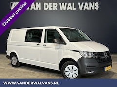 Volkswagen Transporter - 2.0 TDI L2H1 Dubbele Cabine Euro6 Airco | 5-Zits | Navigatie | Trekhaak | Apple Carplay An