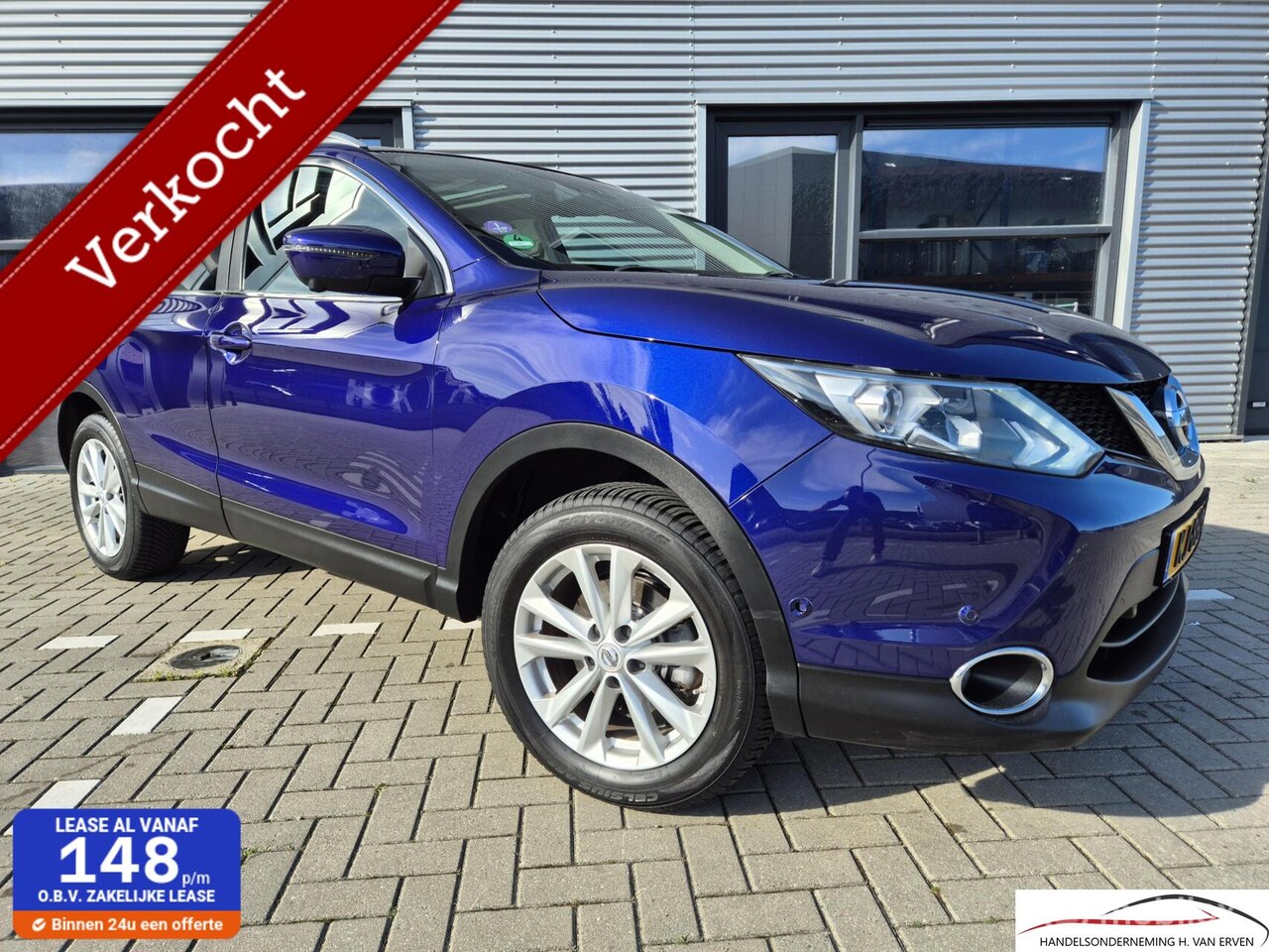 Nissan Qashqai - 1.2 Business LEDER CAMERA PANORAMADAK NAVI - AutoWereld.nl