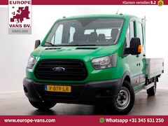 Ford Transit - 350 2.0 TDCI 130pk E6 RWD D.C. Open Laadbak Trekhaak 2800kg 02-2018