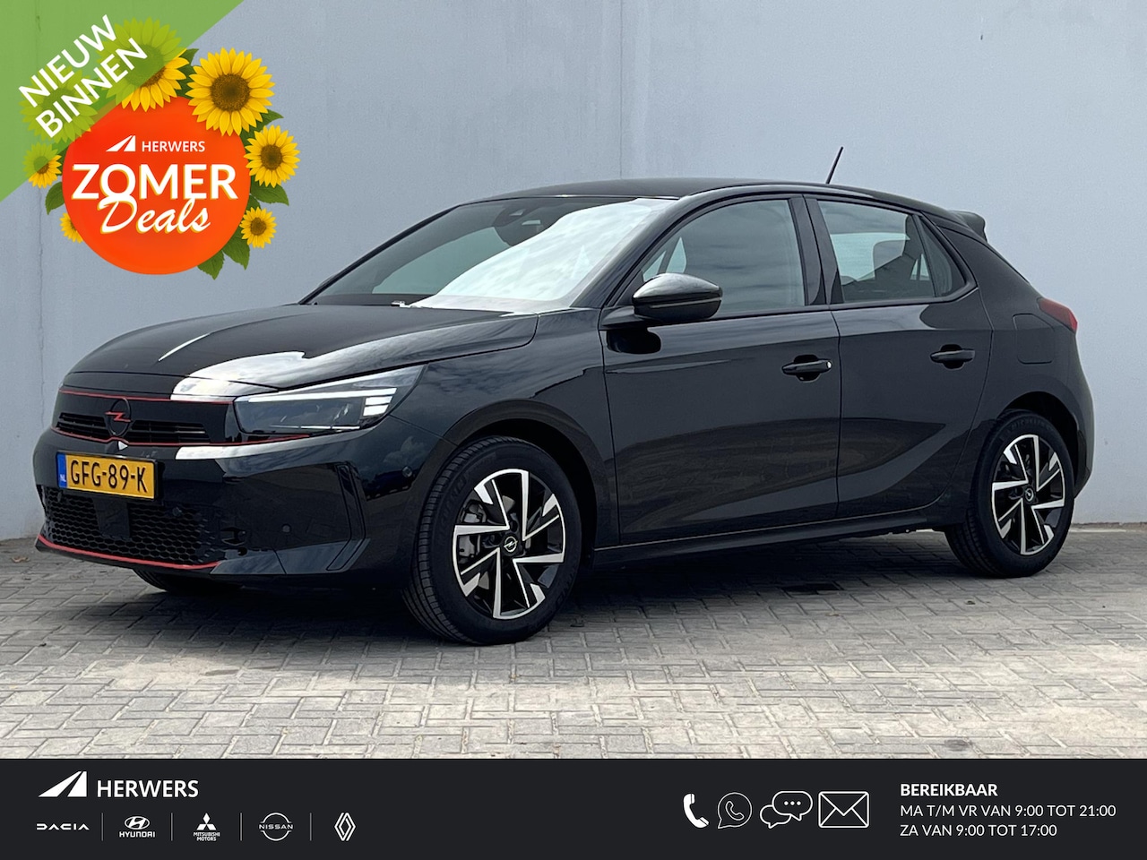 Opel Corsa - 1.2 Turbo Hybrid GS Automaat 100% Dealeronderhouden / Trekhaak (Trekgewicht 1.200kg) / Ach - AutoWereld.nl