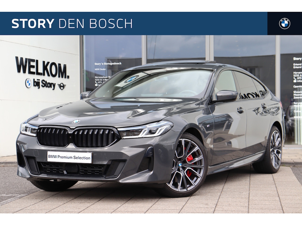 BMW 6-serie Gran Turismo - 630i High Executive M Sport Automaat / Panoramadak / Laserlight / Parking Assistant Plus / - AutoWereld.nl