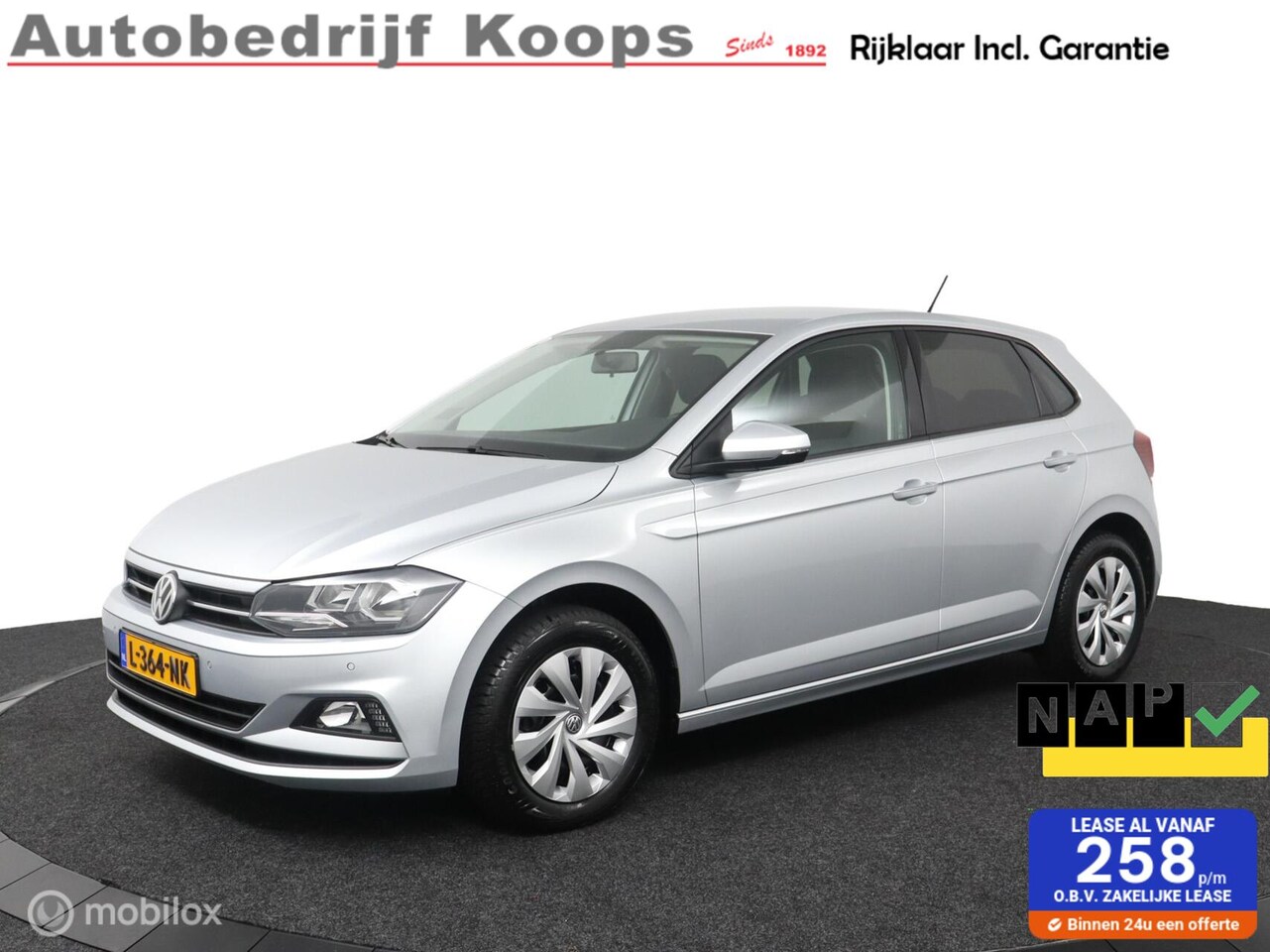 Volkswagen Polo - 1.0 TSI 95Pk Comfortline 5-Deurs | Airco | Adaptief cruise | Apple-carplay | NL Auto | DEA - AutoWereld.nl