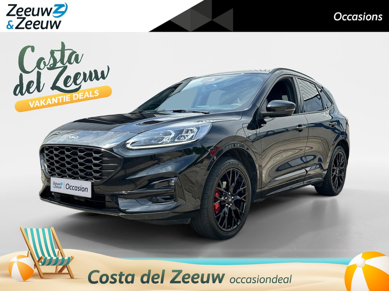 Ford Kuga - 2.5 PHEV ST-Line X | Black pack | Automaat | Navigatie | Apple carplay & Android auto | El - AutoWereld.nl