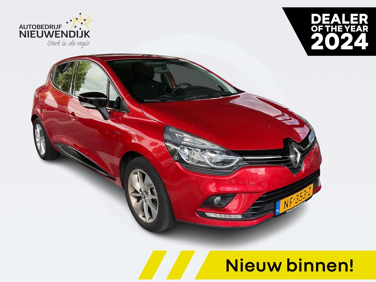 Renault Clio - 0.9 TCe Limited AIRCONDITIONING / BLEUTOOTH / NAVIGATIE / ELECTRISCHE RAMEN EN SPIEGELS / - AutoWereld.nl