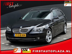 BMW 5-serie Touring - 525i High Executive AUTOMAAT SOFTCLOSE/KEYLESS ENTRY-GO/NAVI/CRUISE/LEDER | KEURIGE AUTO