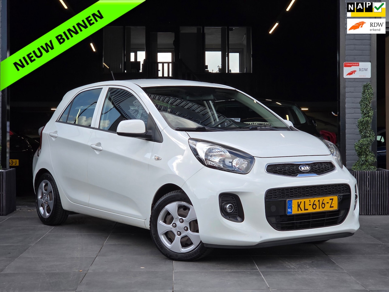 Kia Picanto - 1.0 CVVT ComfortLine|5 Deuren|Airco|NAP|APK|AUX - AutoWereld.nl