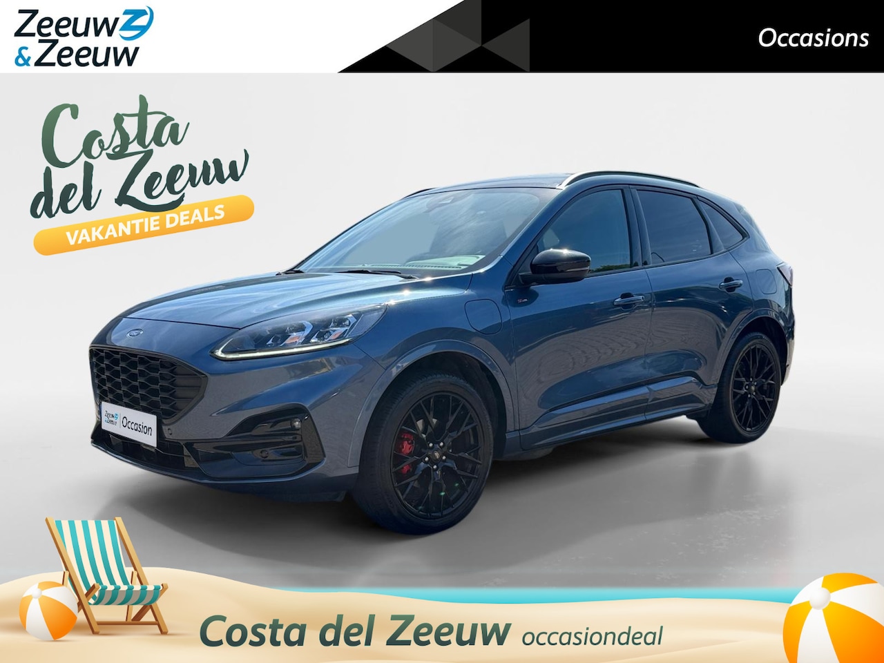 Ford Kuga - 2.5 PHEV ST-Line X | Black pack | Automaat | Navigatie | Cruise control | Elektrische acht - AutoWereld.nl