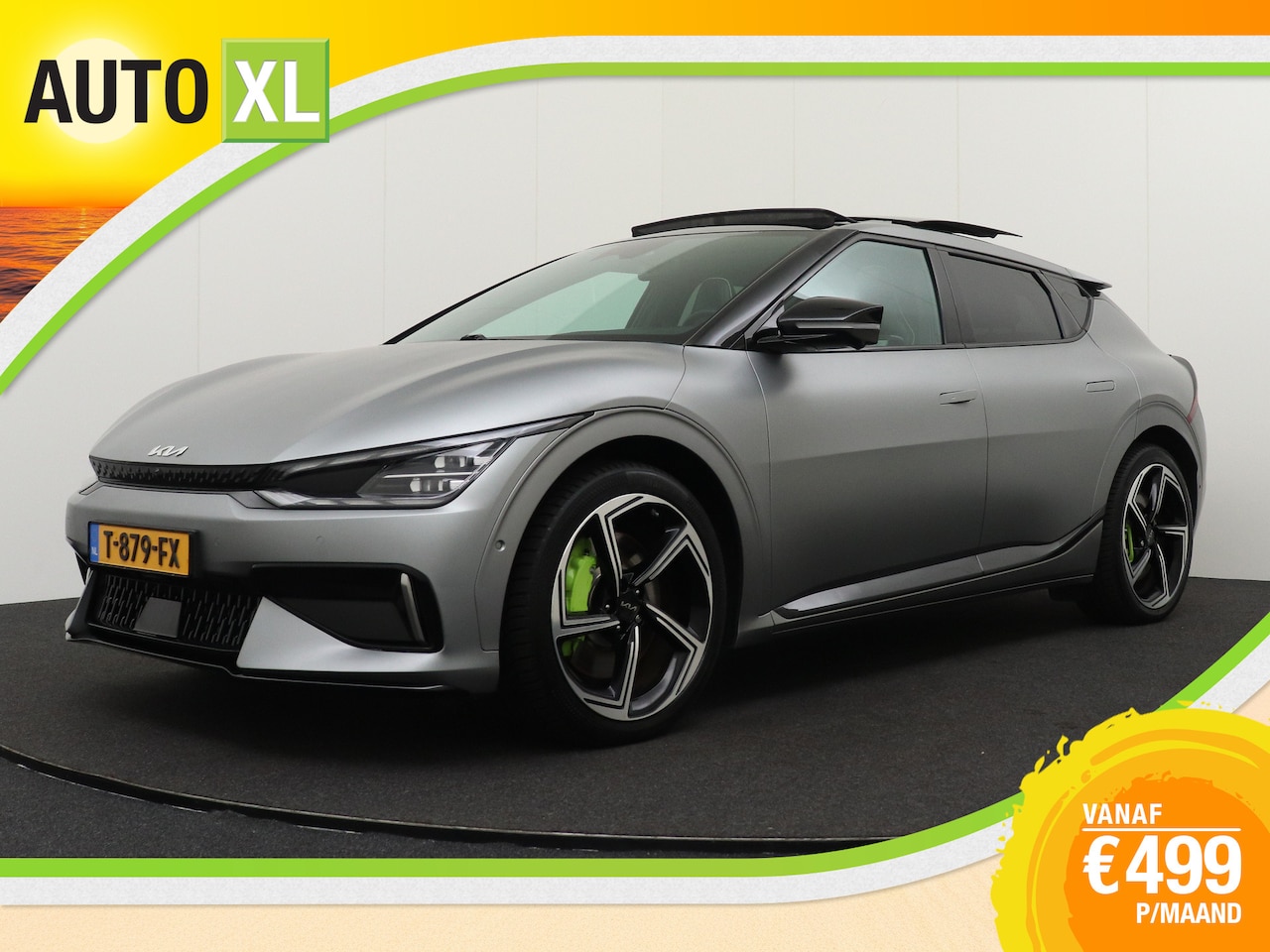 Kia EV6 - GT AWD 77.4 kWh 585 PK Schuif-/kanteldak Warmtepomp 21'LMV Kuipstoelen - AutoWereld.nl