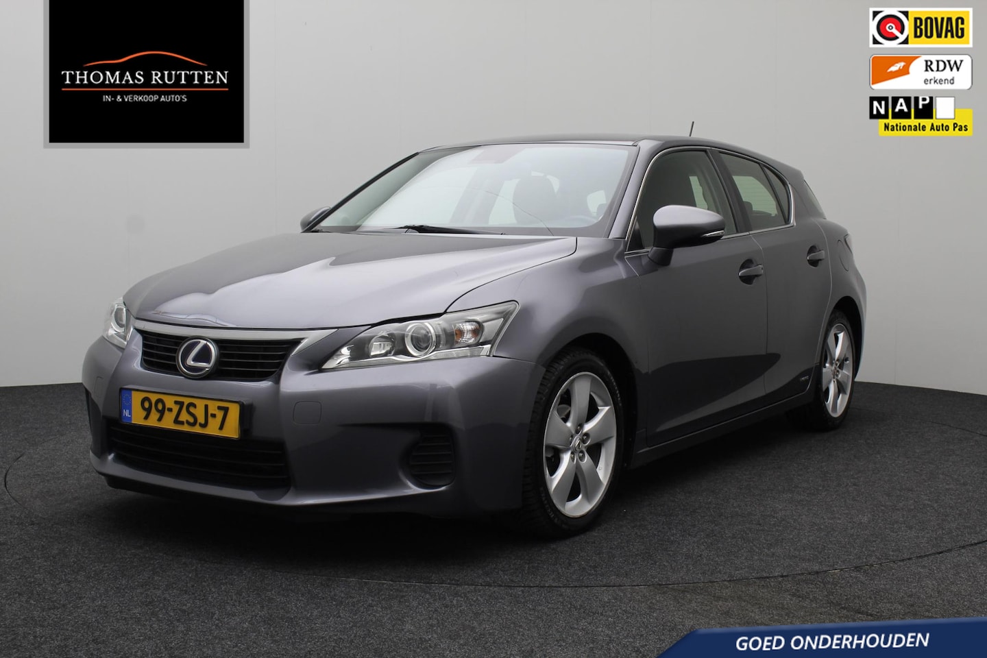 Lexus CT 200h - Hybrid 2013 | Airco | Cruise Control | Navigatie | DAB Radio | Achteruitrij Camera | Stuur - AutoWereld.nl