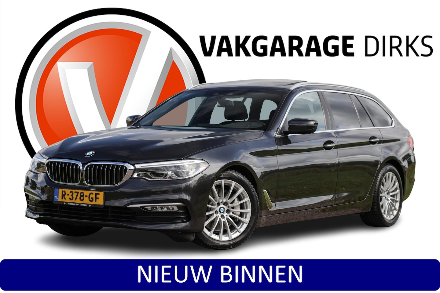 BMW 5-serie Touring - 530i 252 PK High Executive ✅ Leder ✅ Pano ✅ Keyless - AutoWereld.nl