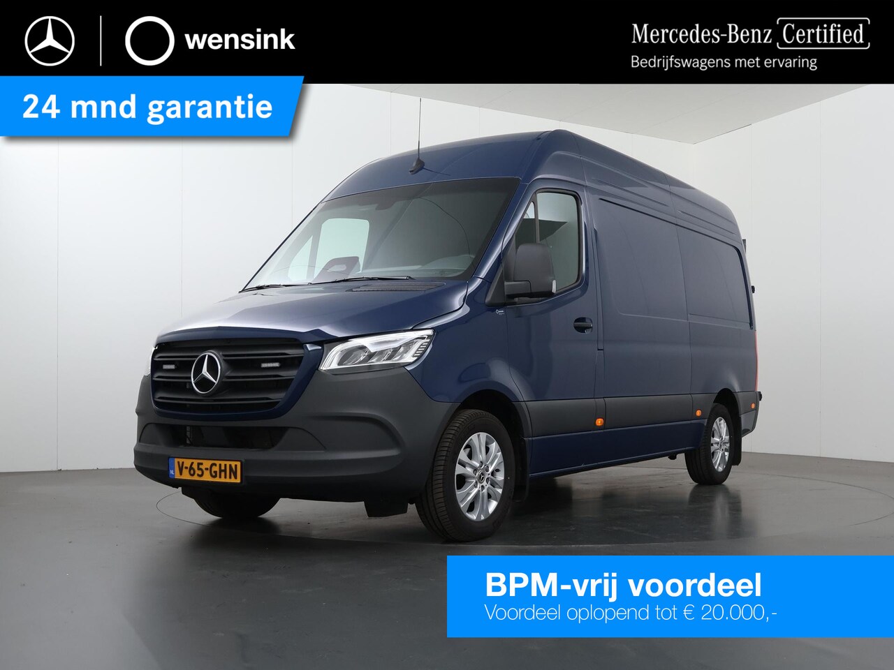 Mercedes-Benz Sprinter - 319 CDI Aut. | L2 H2 | Select | Laadklep | LED | 3-zits | Comfort-stoel | LM Velgen | Park - AutoWereld.nl