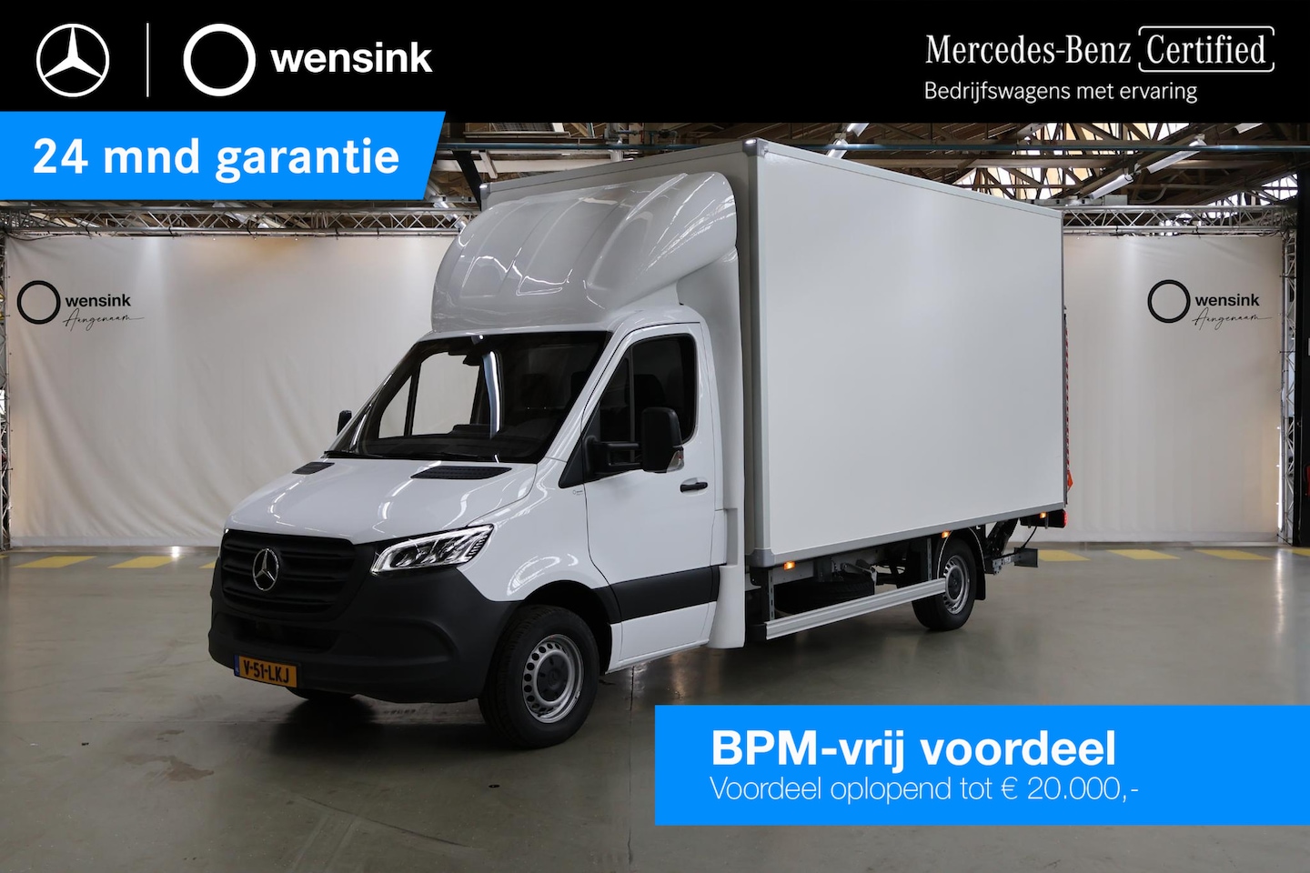 Mercedes-Benz Sprinter - 317 CDI Aut. | L3 | Select | Bakwagen met Laadklep | Navigatie | Bluetooth | Airco | Keyle - AutoWereld.nl