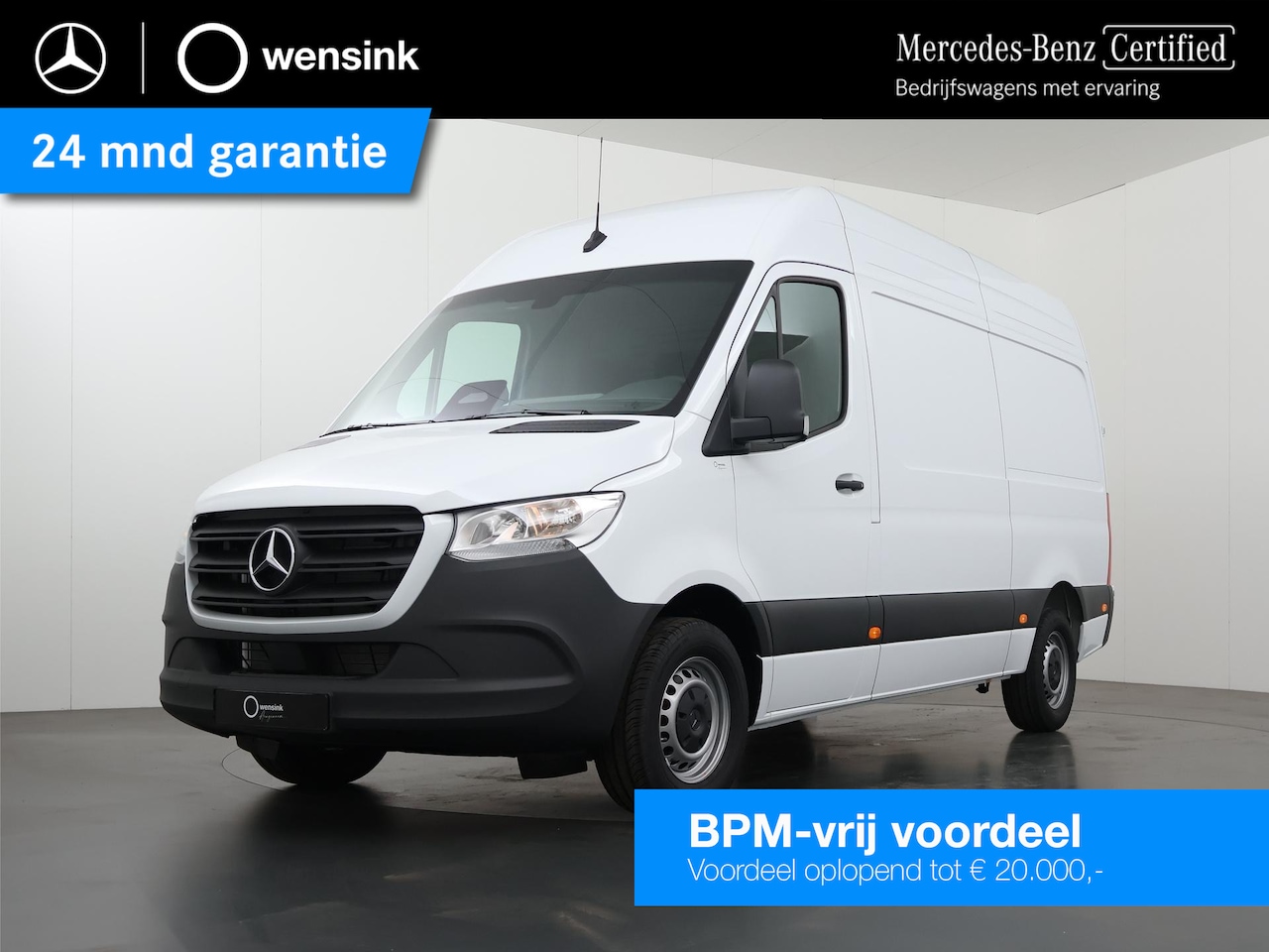 Mercedes-Benz Sprinter - 315 L2H2 RWD PRO Automaat | BPM VRIJ | 3500 kg TREKKEN | 3-zits | Climate Control | Achter - AutoWereld.nl