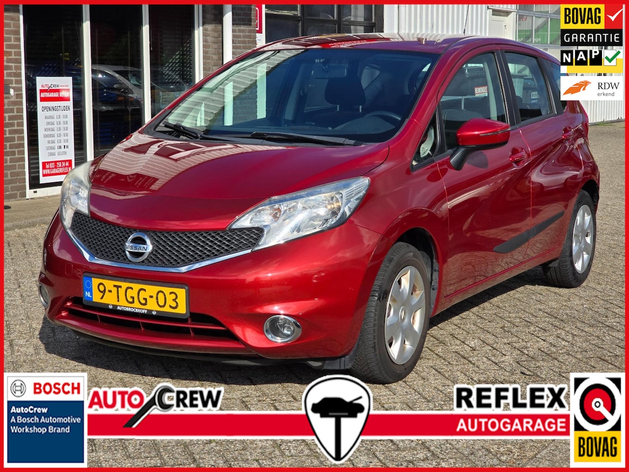 Nissan Note - 1.2 Acenta AIRCO|CRUISE|ELEKTR.PAKKET|BLUETOOTH - AutoWereld.nl