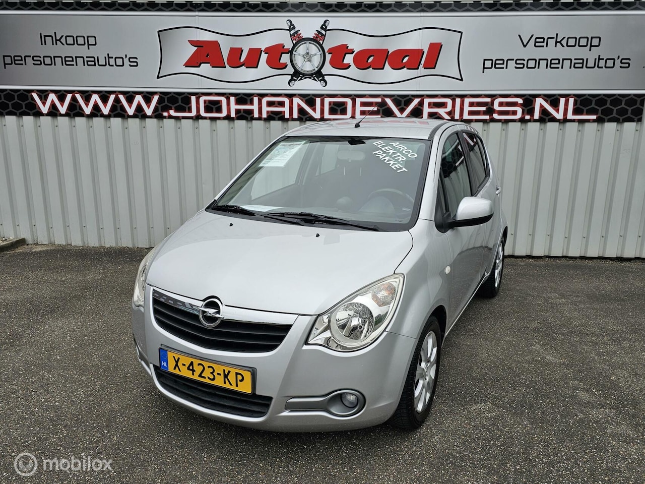 Opel Agila - 1.2 Enjoy I Airco I Elektr.-pakket I Boekjes ! - AutoWereld.nl