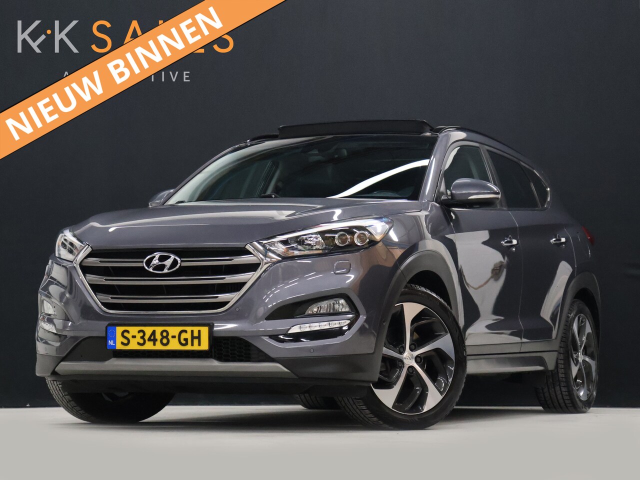 Hyundai Tucson - 1.6 T-GDi Comfort 4WD [SCHUIFKANTELDAK, VOL LEDER, CAMERA, STOELVENTILATIE + VERWARMING, C - AutoWereld.nl