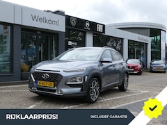 Hyundai Kona - 1.6 GDI HEV Premium Automaat | Leder | Trekhaak | Adapt. Cruise Control | 18" LMV