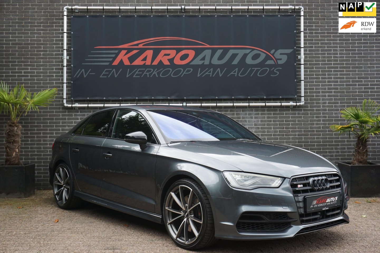 Audi A3 Limousine - 2.0 TFSI S3 Quattro Led Leer ACC Navi Cam. - AutoWereld.nl