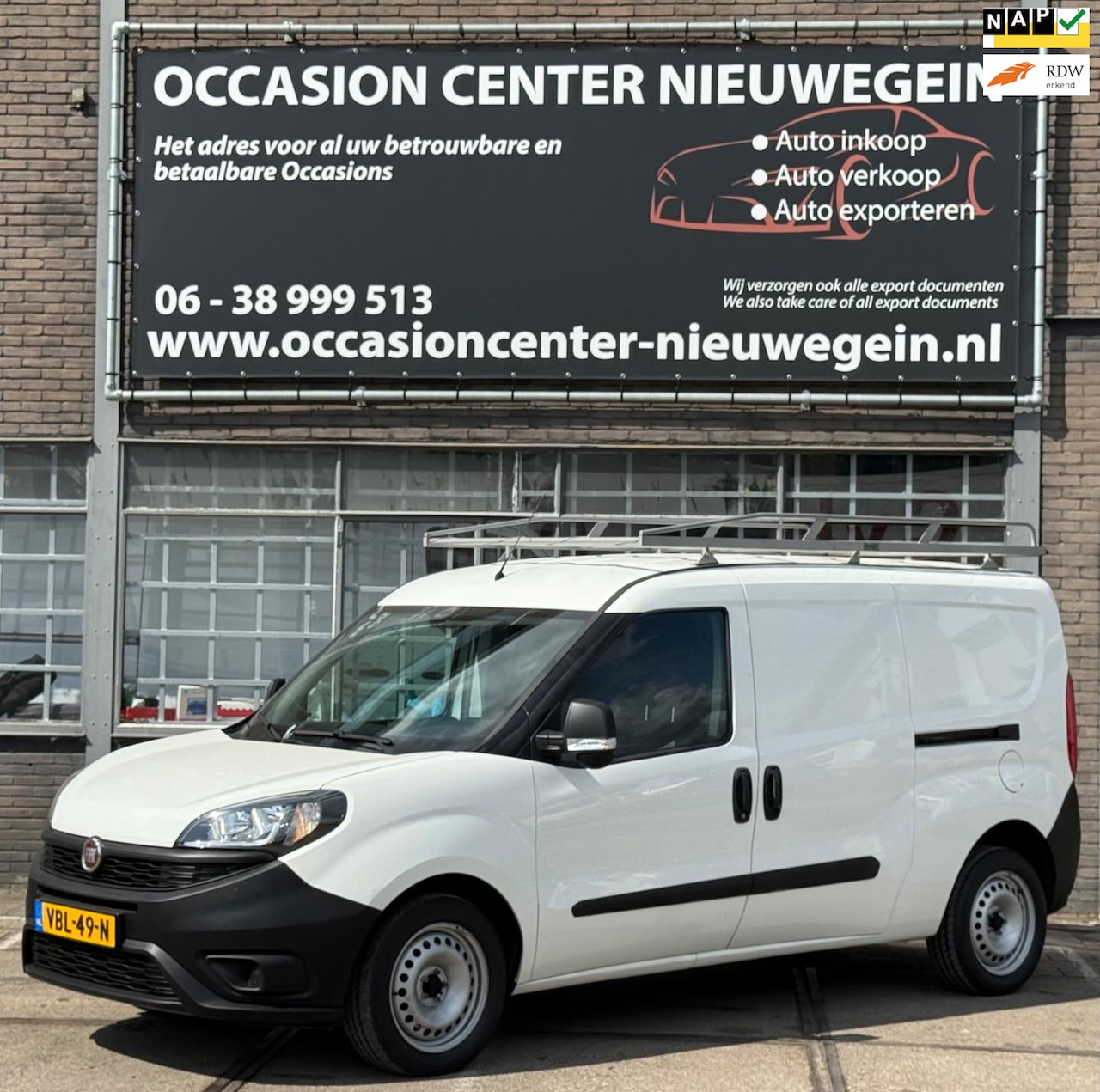 Fiat Doblò Cargo - 1.3 MJ L2H1 Maxi 2019 EURO6!/APK/31DKM NAP! - AutoWereld.nl