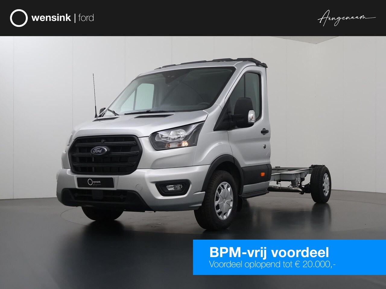 Ford Transit - 350 2.0 TDCI L4H1 Trend Skeletal | Uit voorraad leverbaar |Karhof Gesloten bak + Overloopk - AutoWereld.nl