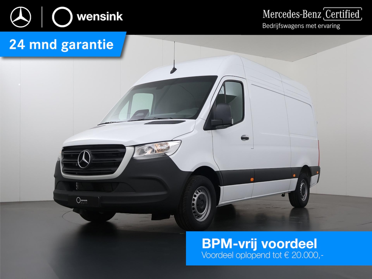 Mercedes-Benz Sprinter - 317 L2H2 RWD PRO Automaat | BPM VRIJ | 3500 kg TREKKEN | 3-zits | Climate Control | Achter - AutoWereld.nl