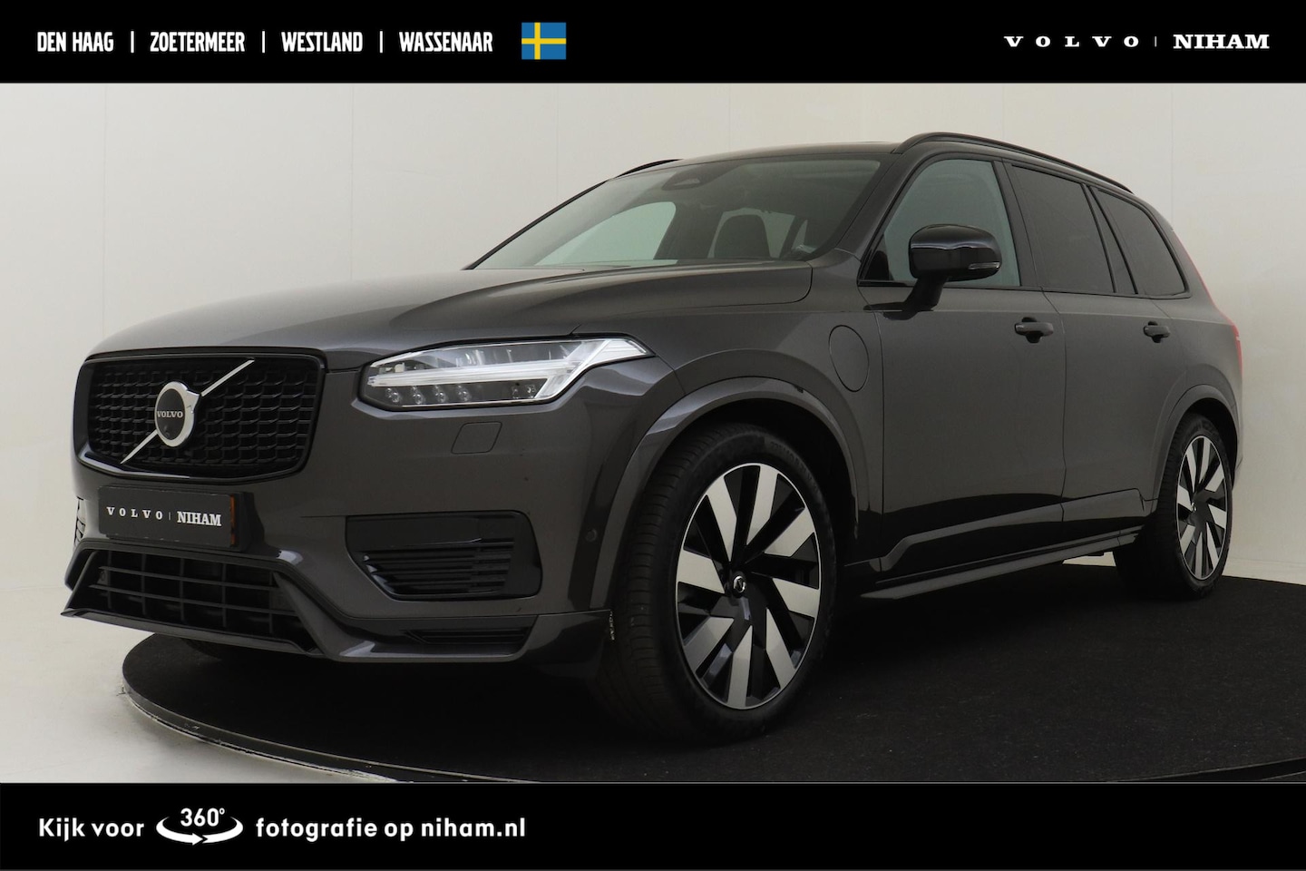 Volvo XC90 - T8 PLUG-IN HYBRID ULTRA DARK *FULL OPTIONS!* [MY25] -PANO.DAK|BOWERS&WILKINS|GEVENT.LEDER+ - AutoWereld.nl
