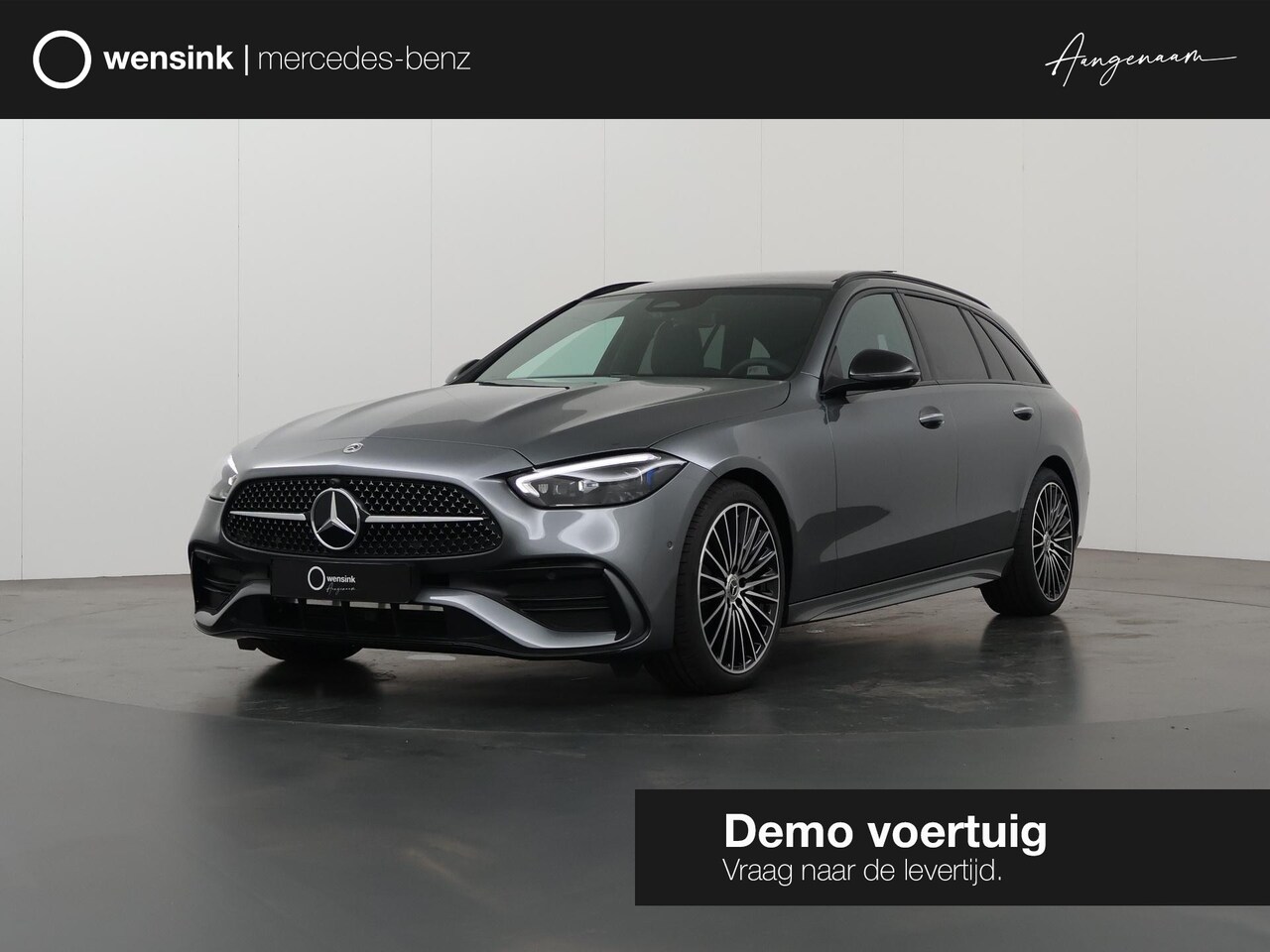 Mercedes-Benz C-klasse Estate - 180 Star Edition AMG Line | Panorama dak | Stoel ventilatie | Digital Light | Night | Dode - AutoWereld.nl