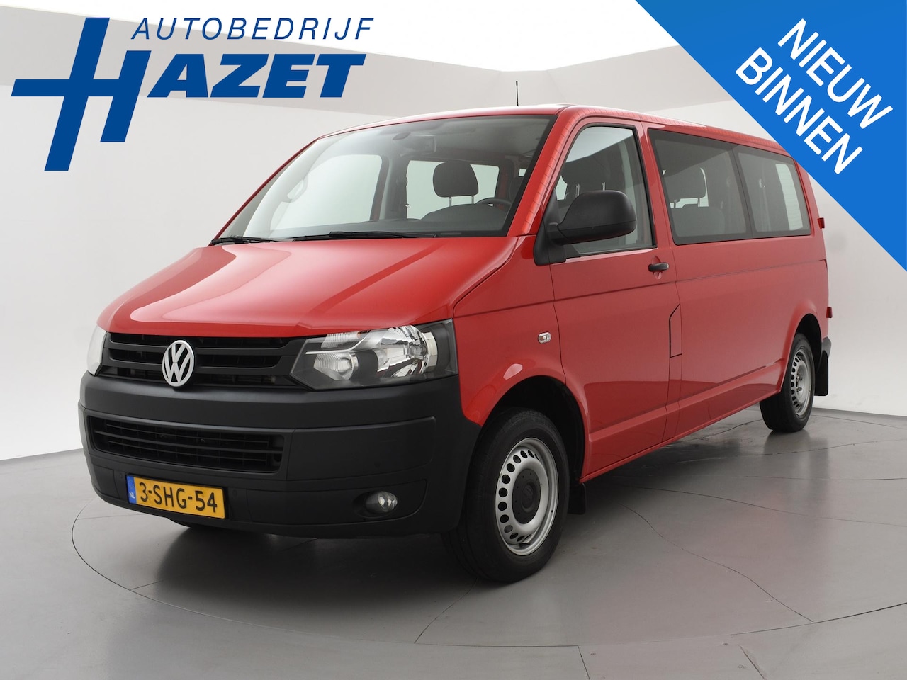 Volkswagen Transporter Kombi - 2.0 TDI 140 PK DSG AUT. L2H1 8-PERS. *72.965 KM* + TREKHAAK | COMFORTSTOELEN | NAVIGATIE - AutoWereld.nl