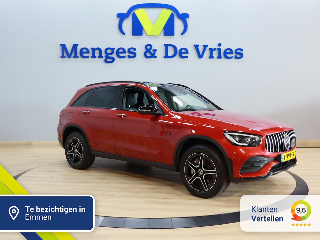 Mercedes-Benz GLC-klasse - 300e 4MATIC Business Solution AMG Line | LED | Burmester | Panorama | 360 Camera | Stoelve - AutoWereld.nl