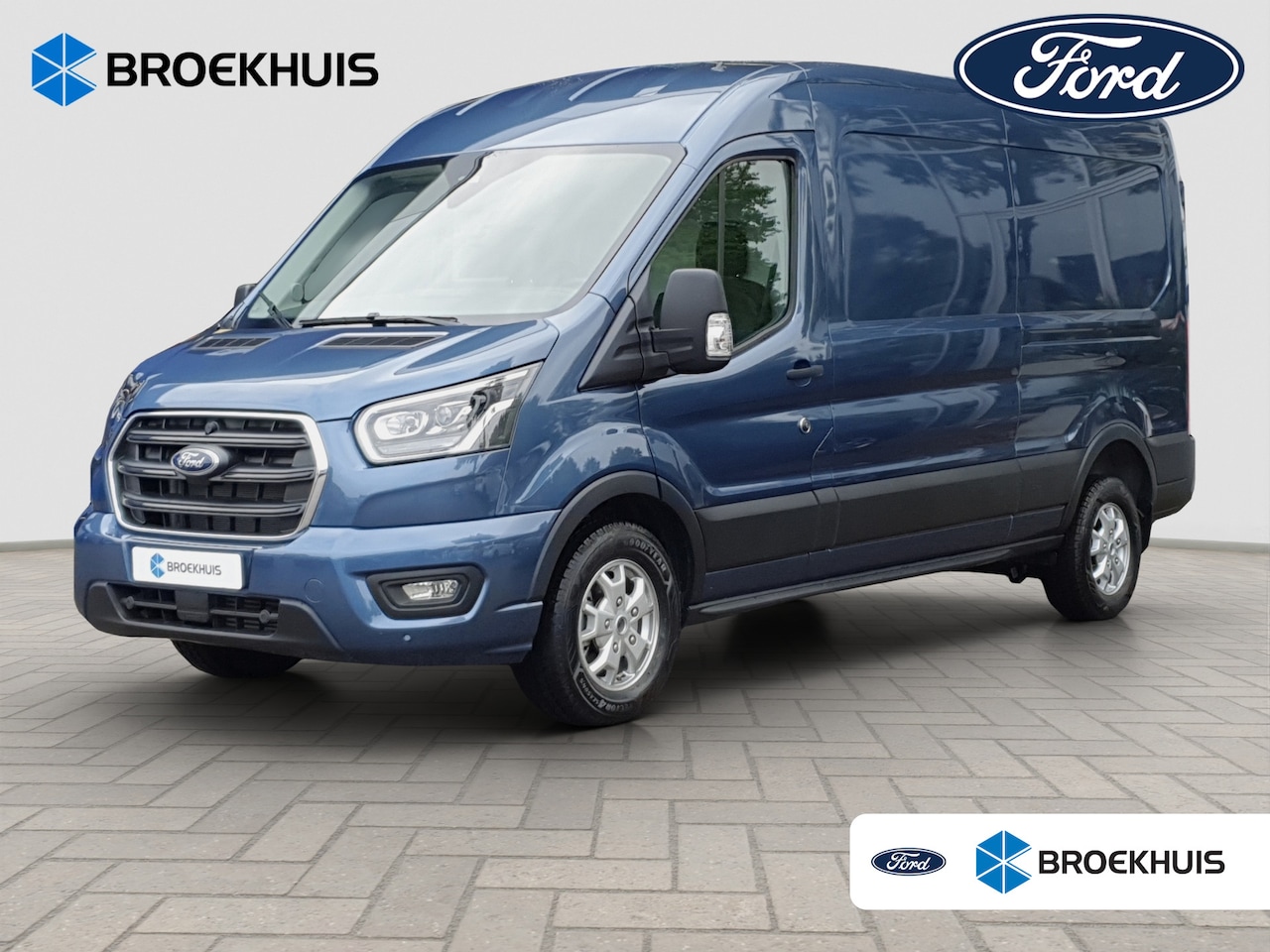 Ford Transit - 2.0 170 pk TDCI Automaat L3H2 BPM vrij! | Limited AUTOMATIC | Lichtmetalen velgen 16" | Me - AutoWereld.nl