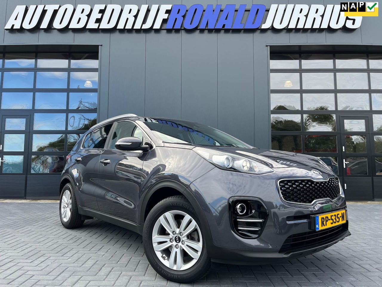 Kia Sportage - 1.6 GDI DynamicLine NL.Auto/Trekhaak/Navigatie/Leder/Stoelverwarming/Climatronic/Goed onde - AutoWereld.nl