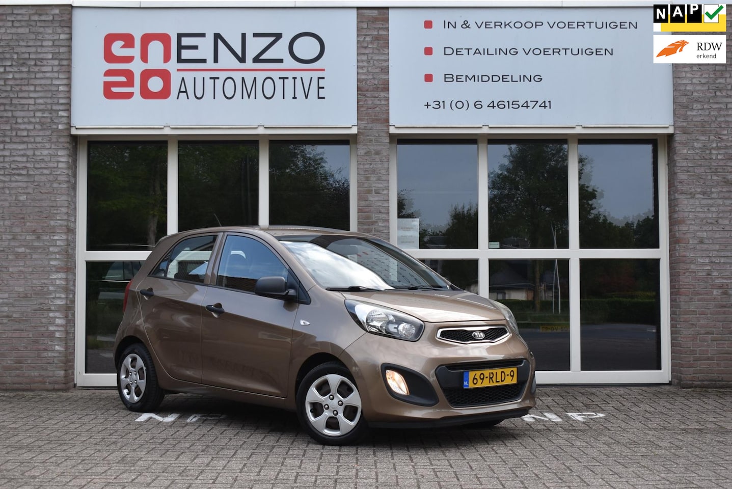 Kia Picanto - 1.0 CVVT Comfort Pack Airco Elekt. pakket NLauto NAP - AutoWereld.nl
