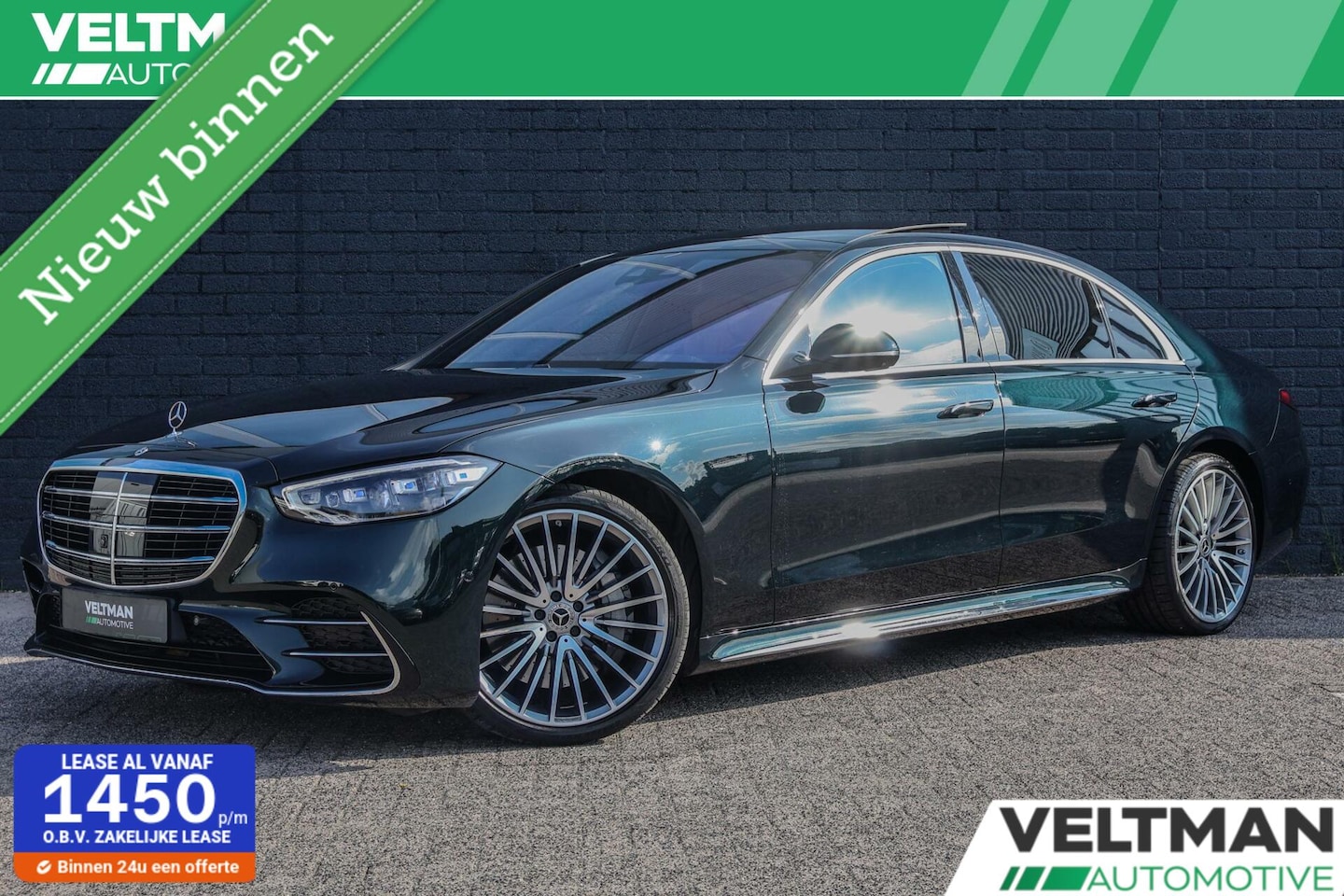 Mercedes-Benz S-klasse - 500 4MATIC Lang AMG Line PANO BURMESTER HIGH END CHAUFFEURSPAKKET ACHTERASBESTURING - AutoWereld.nl