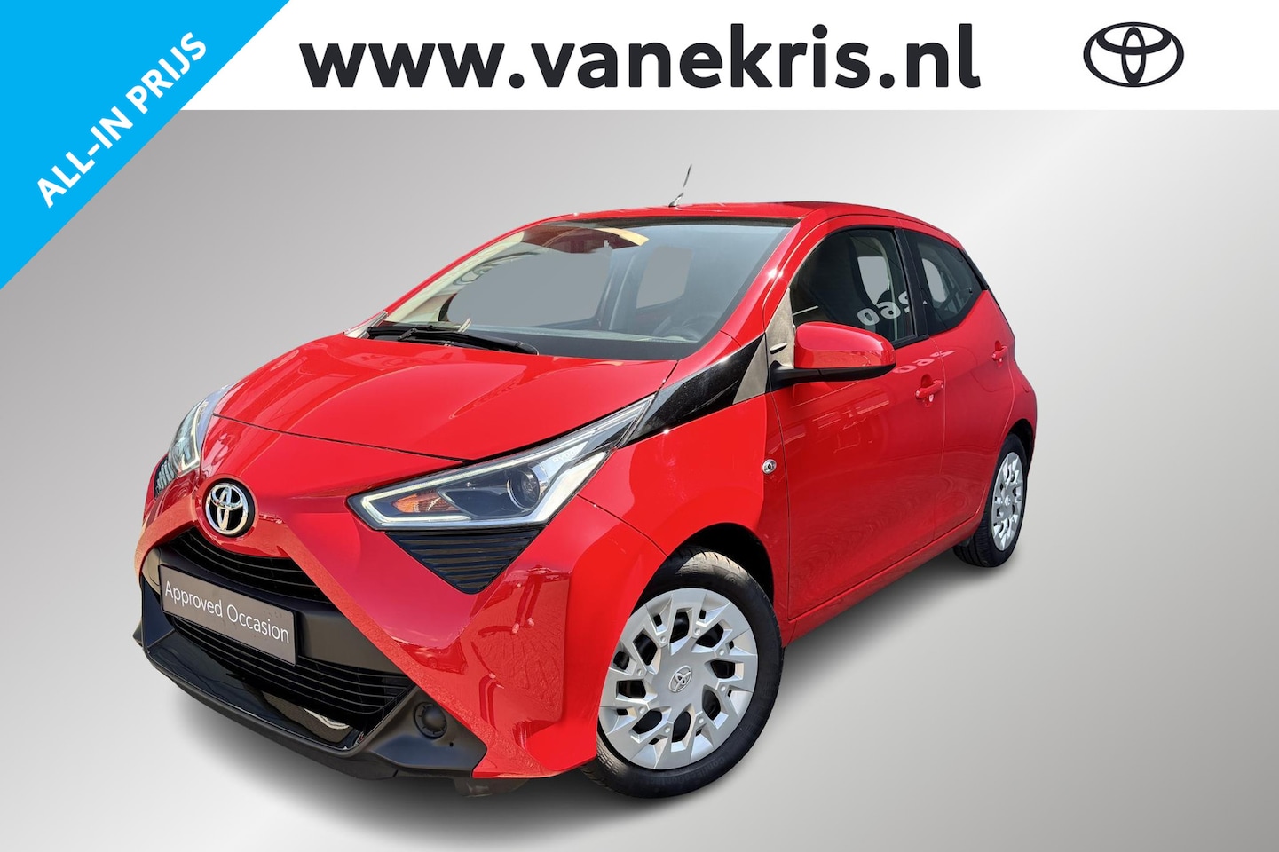 Toyota Aygo - 1.0 VVT-i x-play Apple Carplay Android Auto, Camera, Airco - AutoWereld.nl