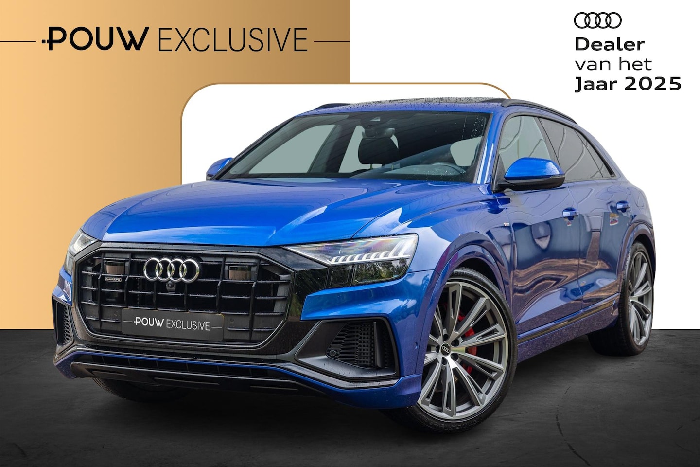 Audi Q8 - 55 TFSIe 367pk quattro Pro Line S | Panoramadak | Luchtvering Sport | B&O | 23" LMV | Trek - AutoWereld.nl
