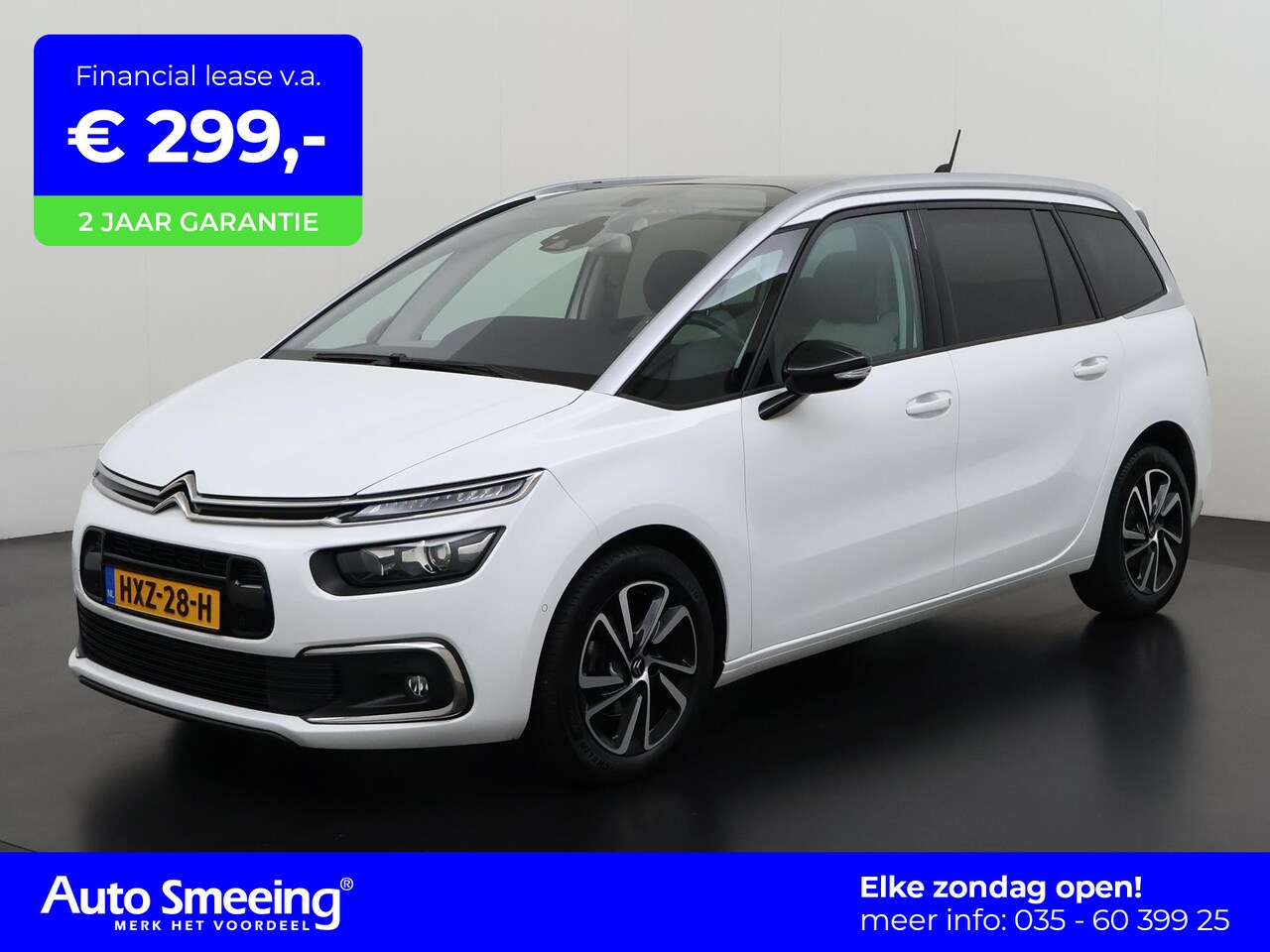 Citroën C4 SpaceTourer - 1.2 PureTech Shine Pack Automaat | 7 Persoons | Panoramadak | Leder | Zondag Open! - AutoWereld.nl