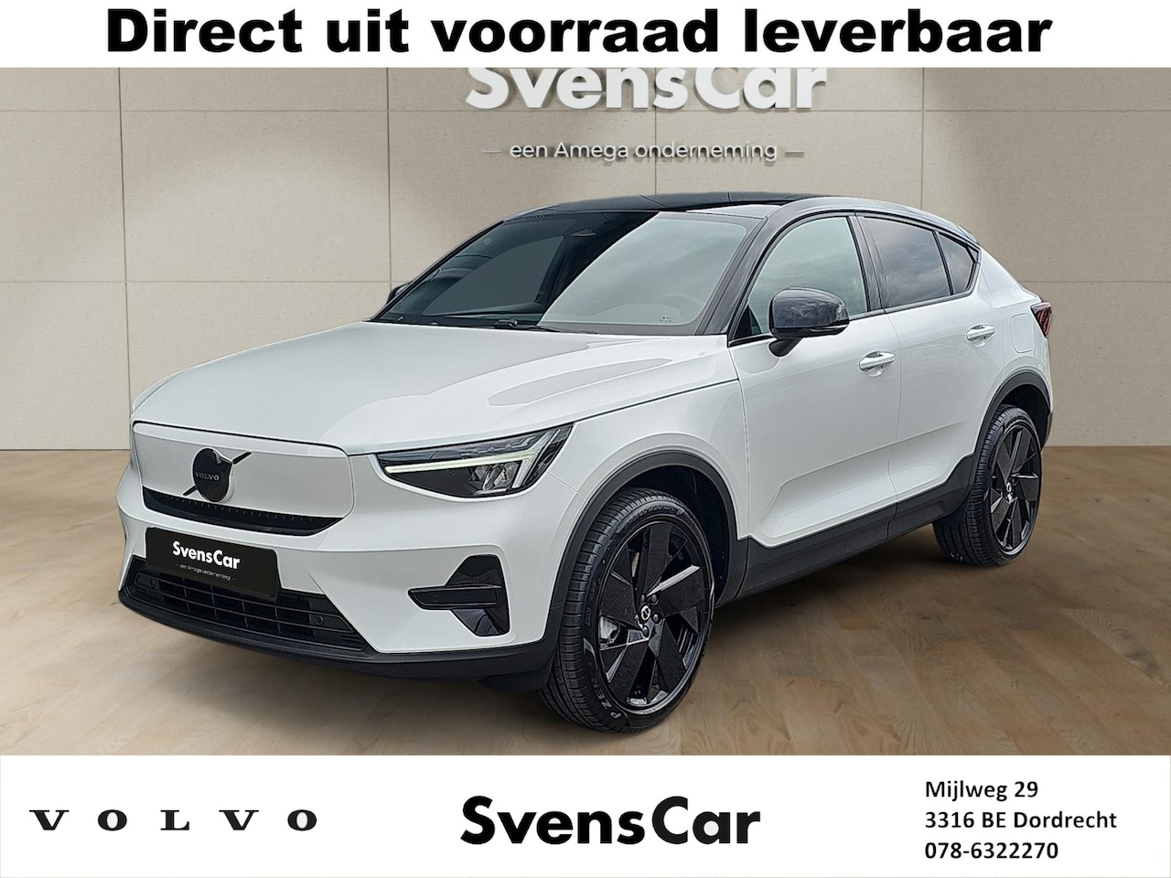 Volvo EC40 - Single Motor Extended Range Plus Black Edition | Stoelverwarming | Extra getint glas | Pan - AutoWereld.nl