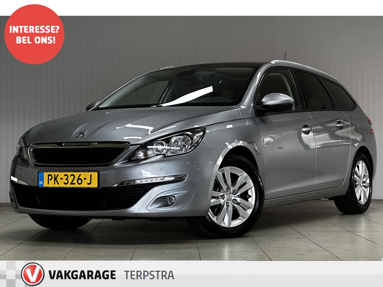 Peugeot 308 SW - 1.6 BlueHDI Blue Lease Executive /Pano-Dak! /Camera /DAB+! /Navi /Climat /Cruise /Elek. pa - AutoWereld.nl