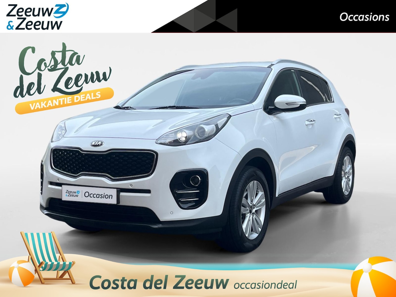 Kia Sportage - 1.6i Design Edition Navi | Climate & cruise control | Metallic lak | Leder | Bovag garanti - AutoWereld.nl