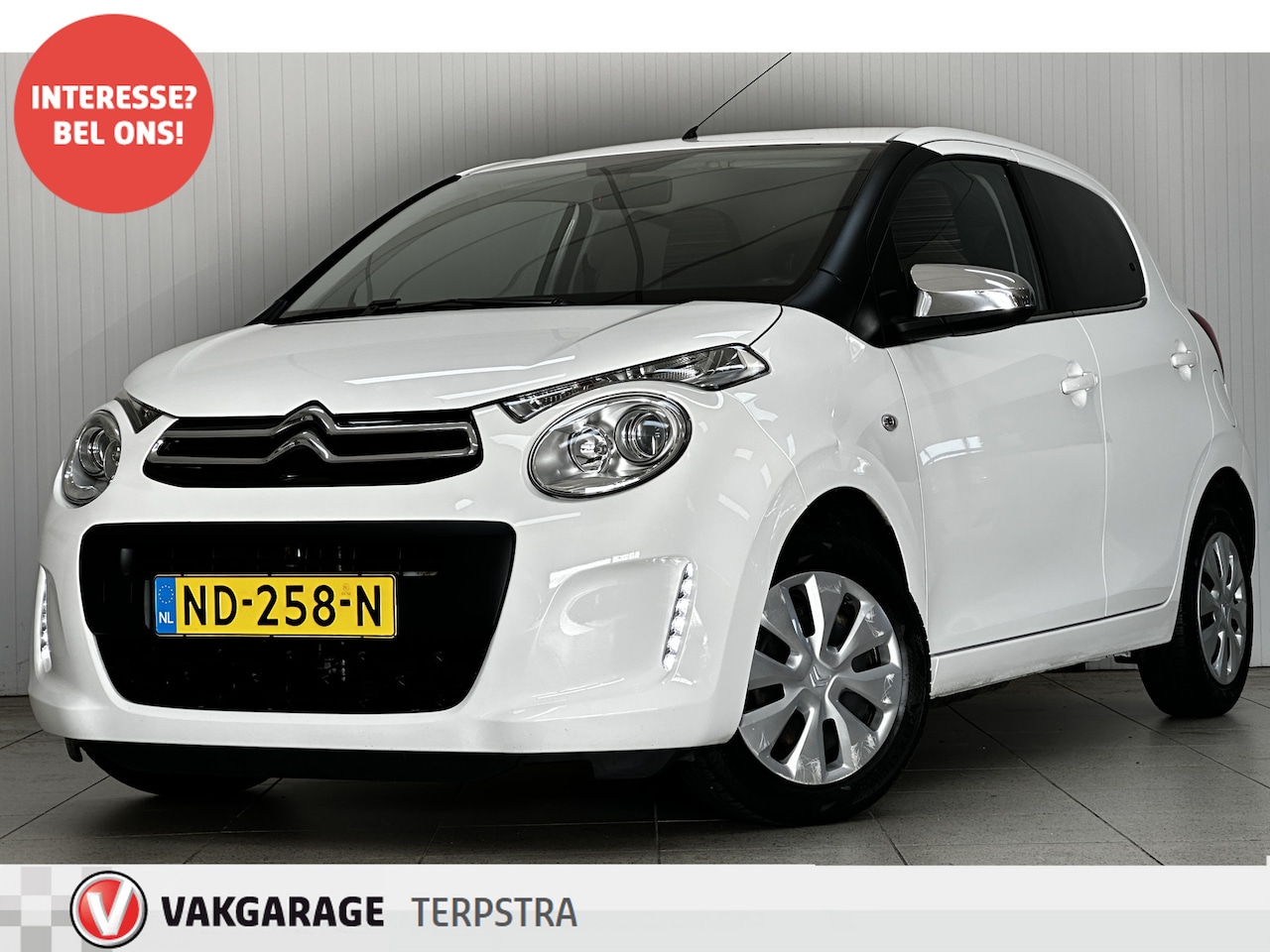 Citroën C1 - 1.0 e-VTi Feel /5-Drs! /Airco /Elek. ramen voor /Bluetooth /AUX & USB /Isofix /LED Dagrijv - AutoWereld.nl