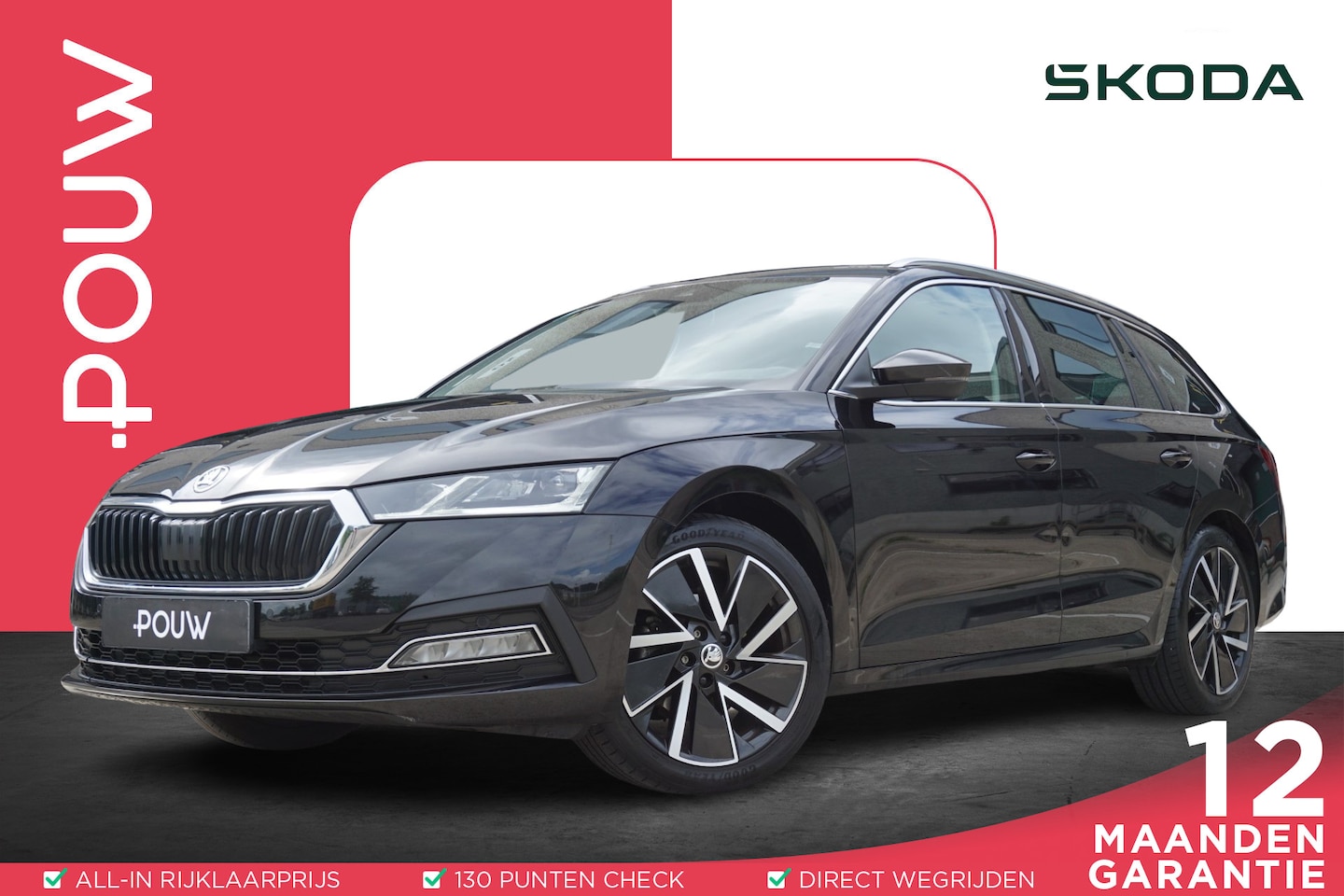 Skoda Octavia Combi - 1.5 TSI 150pk First Edition | Adaptive Cruise | Stoelverwarming | Navigatie | Achteruitrij - AutoWereld.nl