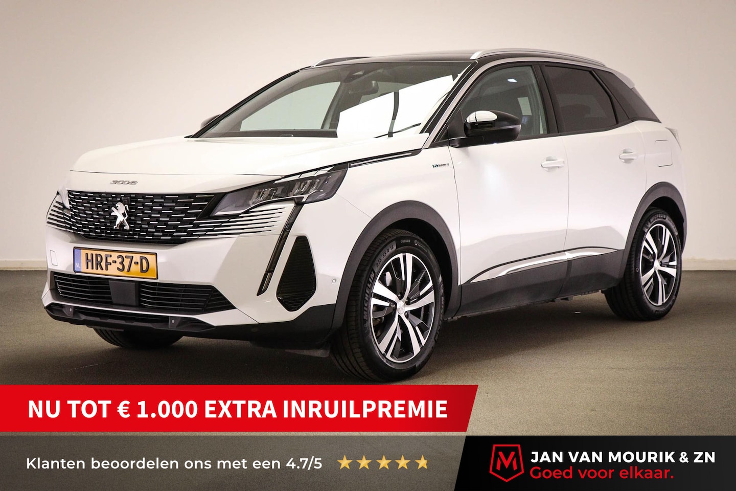 Peugeot 3008 - 1.6 HYbrid 300 Allure Pack Business | CITY PACK | PANORAMADAK | 360 CAMERA - AutoWereld.nl