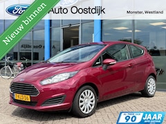 Ford Fiesta - 1.0 Style 65PK NIEUWE DISTRIBUTIERIEM Airco Centrale Deurvergrendeling Radio/CD Speler Blu