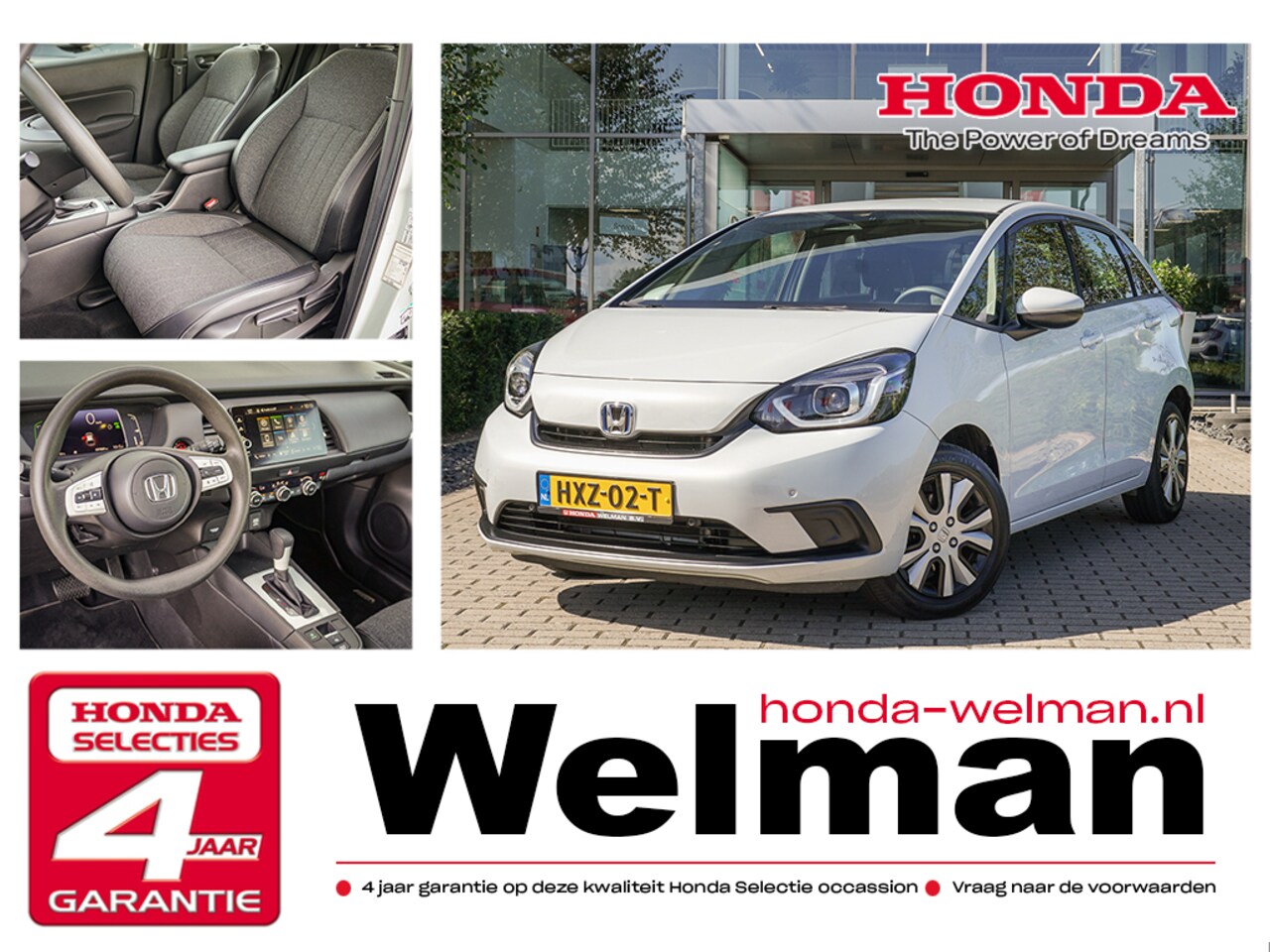 Honda Jazz - 1.5i e:HEV ELEGANCE - FULL HYBRID - CAMERA - AutoWereld.nl