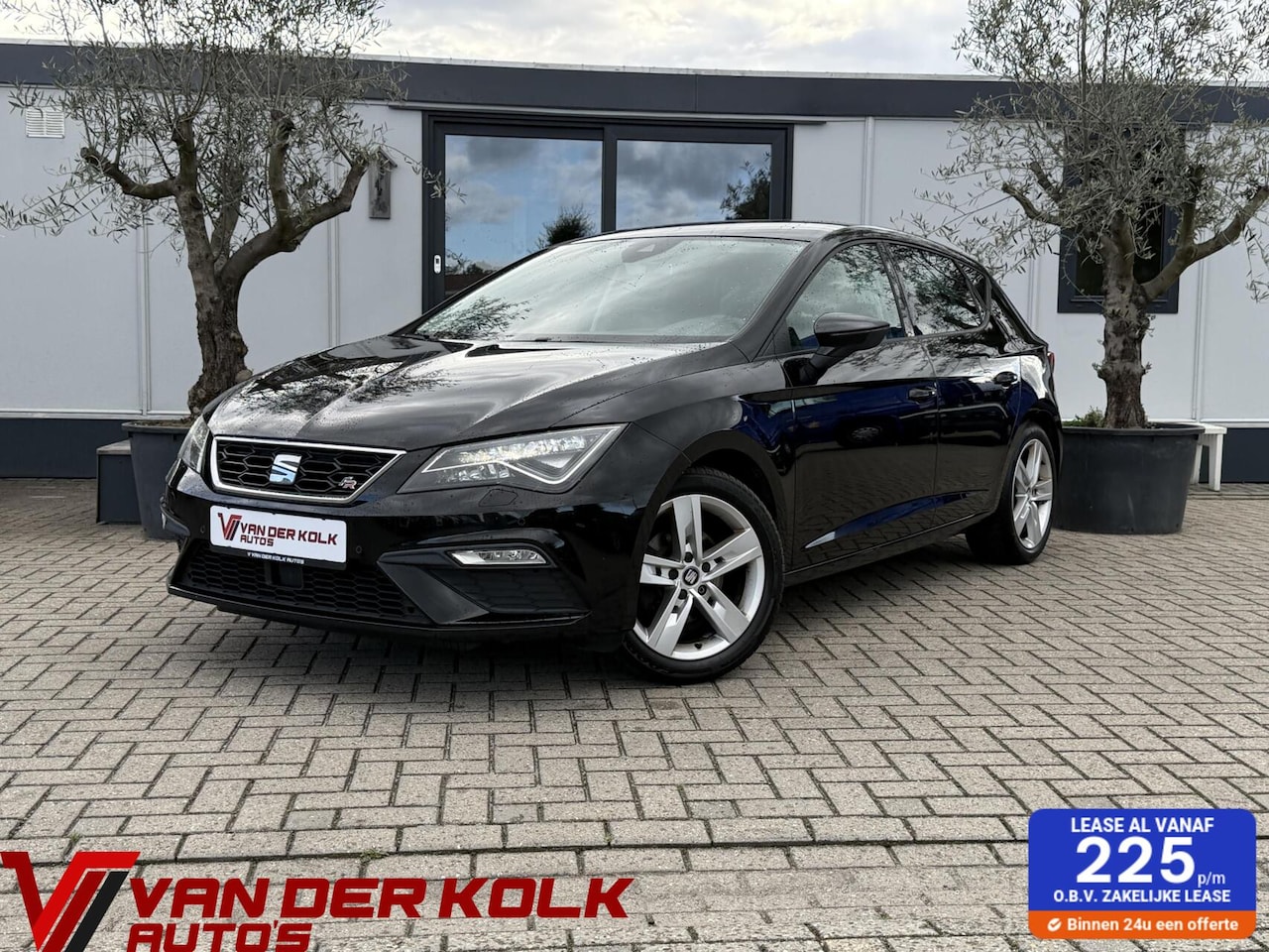 SEAT Leon - 1.4 TSI FR Half Leder Navi CarPlay Navi Cruise Climate - AutoWereld.nl
