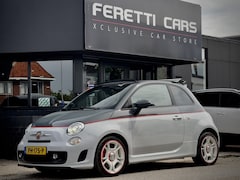 Fiat 500 C - 1.4-16V ABARTH CABRIO TWO-TONE VOL-LEDER NAVI AIRCO LED LMV PDC