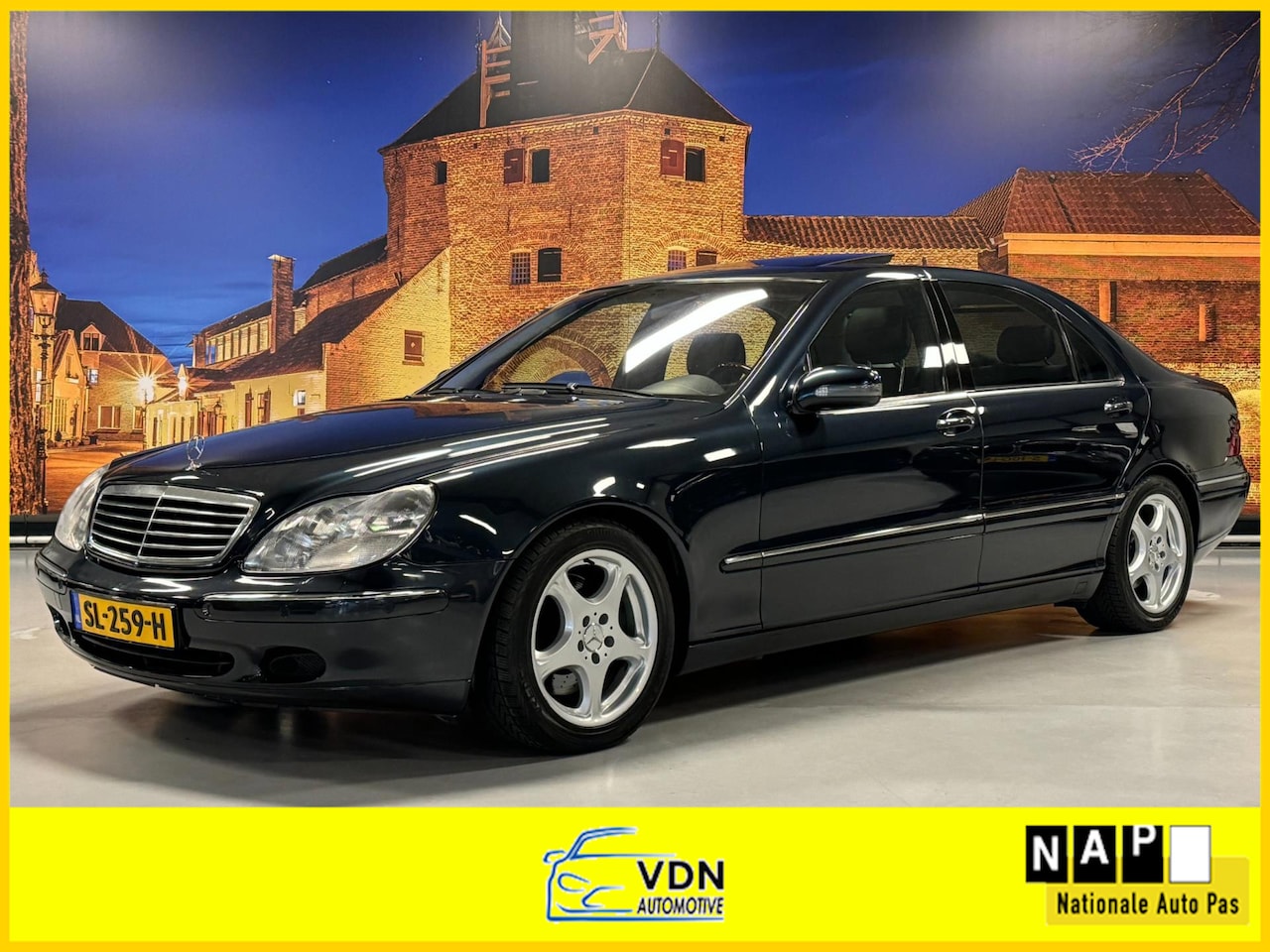 Mercedes-Benz S-klasse - 500 V8 Lang Automaat Schuifdak BTW - AutoWereld.nl